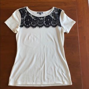 2/$22 Express lacy tee